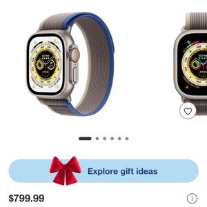 Apple Watch Ultra gps+cellular titanium case